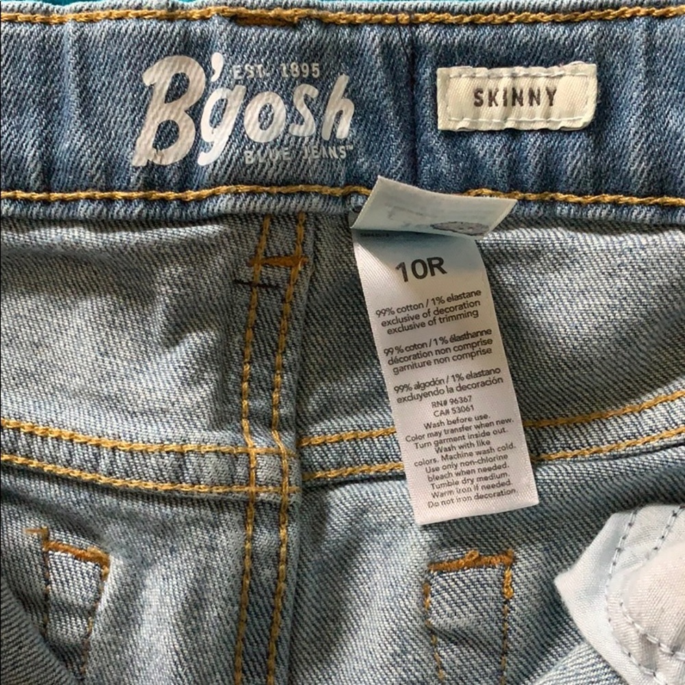 Boys size 10 skinny jeans